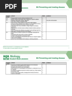 AQA GCSE Bio End of Topic B6