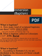 Immersion (Baptism)