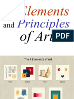 Elements & Principles of Contemporary Arts