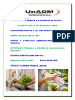 Principios y Métodos de Conservacion de Alimentos.