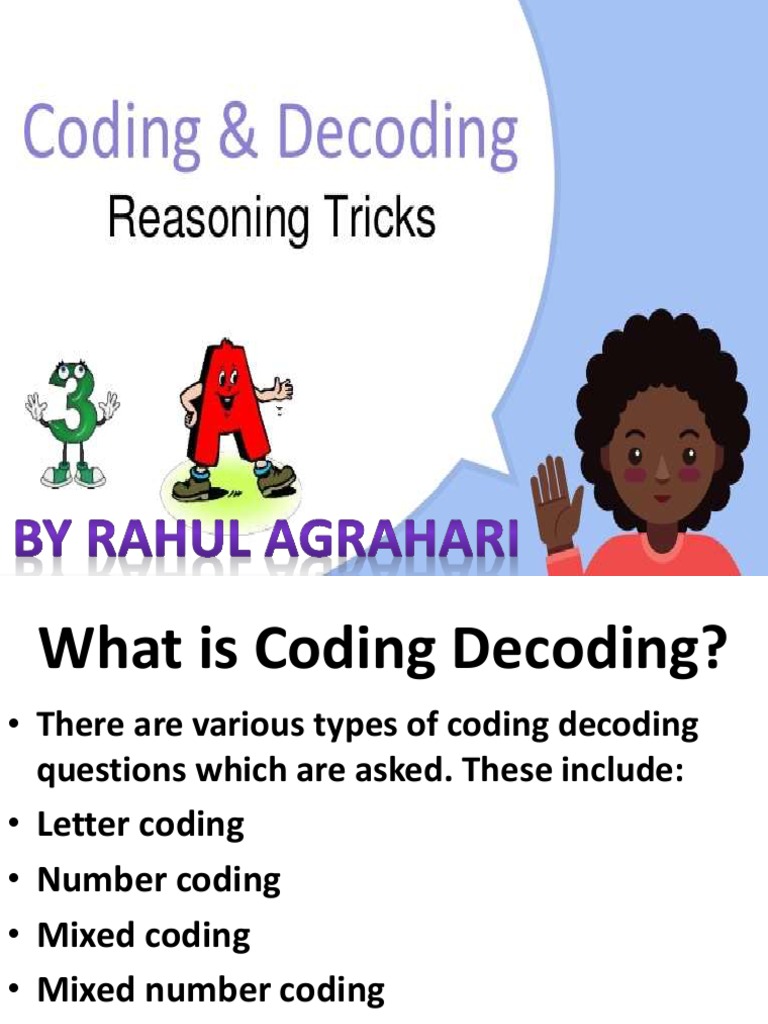 Coding and Decoding Class 1 | PDF | Image Processing | Graphic Design
