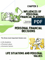 Influences of Personal Financial Planning