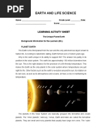 Earth and Life Science Module 1