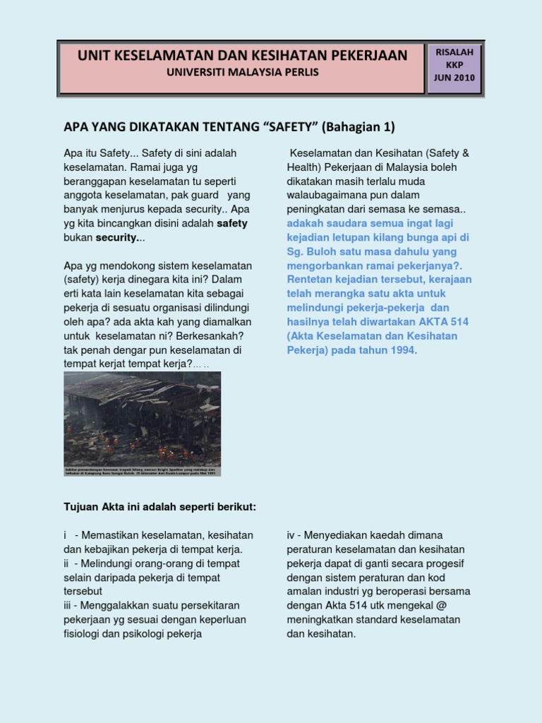 Apa Itu Safety | PDF