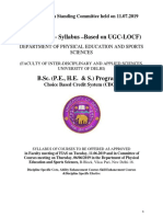 Annexure-127. B.sc. (P.E., H.E. - S.) Programme