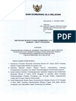 Instruksi Bupati OKU Selatan 