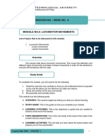 Module No.6 Locomotor Movements