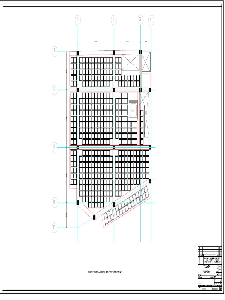 Waffle Slab and Beam Plan Details | PDF | Structural Engineering ...