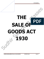 Sale of Goods Act 1930