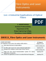 20EIE13 - Unit - II - Fibre Optics and Laser Instruments