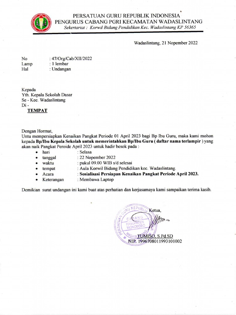 Contoh Ucapan Formal untuk Kenaikan Pangkat