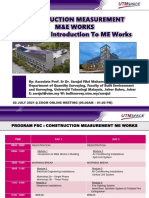 Construction Measurement ME Works Module 1