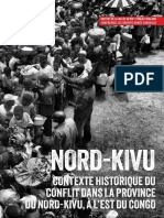 Nord-Kivu: Contexte Historique Du Conflit Dans La Province Du Nord-Kivu, À L'Est Du Congo