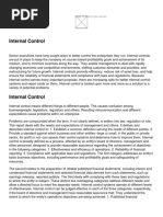 Internal Control