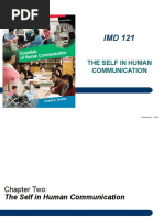 IMD 121 - Topic 2 - Self in Comm