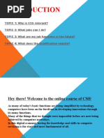 Introduction To Css