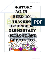Beed 101 Laboratory Manual Final Biology and Chemistry