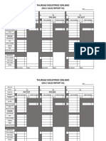 Daily Sales Report and Leave Application Form