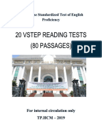 20 Vstep Reading Tests