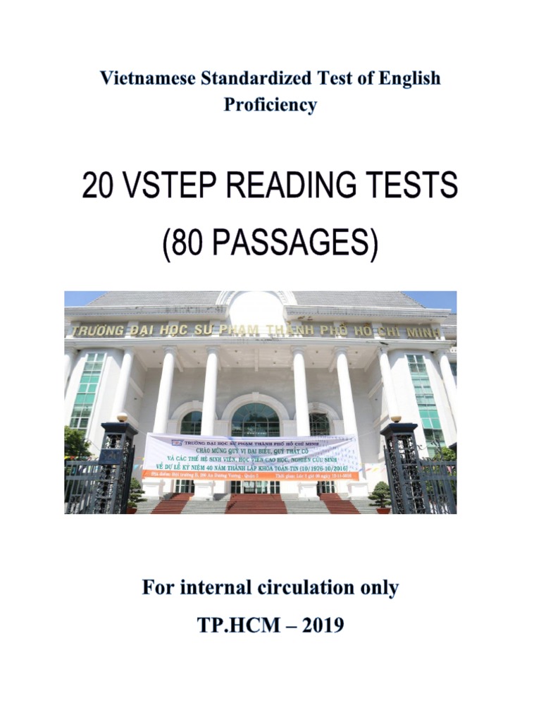 20 Vstep Reading Tests | PDF