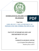 Asma Jilani Case - FACTS - JUDGMENTS (By Naimat Khan Jaffar)