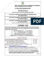 III B.Tech II Sem Supple NotificationNov 2022