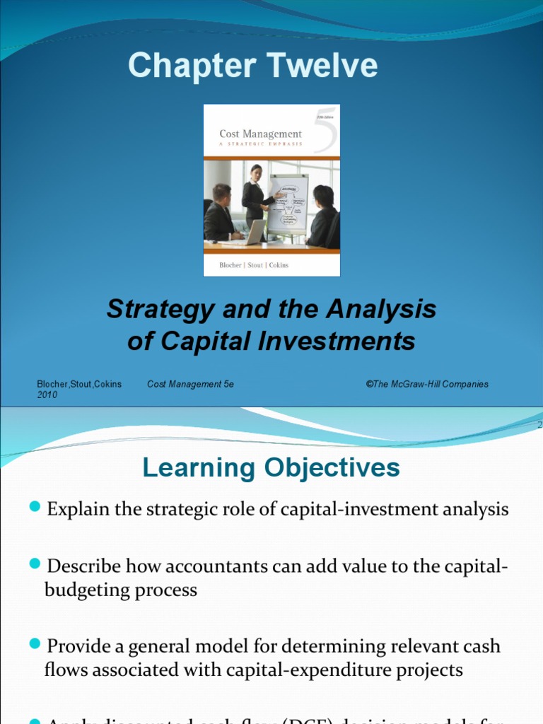 Chapter 12 Pdf Capital Budgeting Depreciation