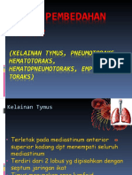 5askan Bedah Toraks (Kelainan Tymus, Hematotoraks, Pneumotoraks, Hematopneumotoraks, Empiema Toraks) - 1