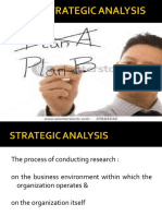 Basic Strategic Analysis