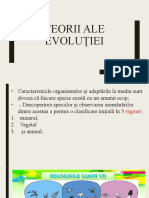 Teorii ale evoluției