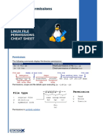 Linux File Permissions Cheat Sheet
