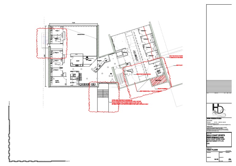 Revised First Floor Mark Up | PDF | Local Government Areas Of ...