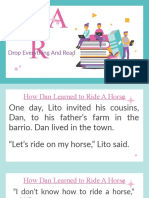 How Dan Learned To Ride A Horse