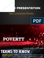 Poverty and Theories About Poverty