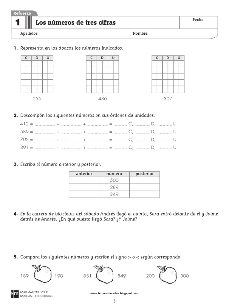 Matematicas Refuerzo y Ampliacion Tercero de Primaria | PDF | Triángulo ...