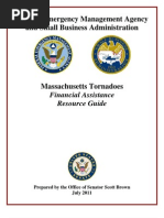 Scott Brown FEMA SBA Release