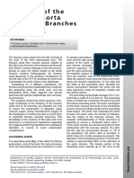 10 Anatomy of The Thoracic Aorta and of Its Branches