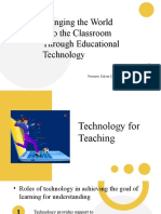 Bringing The World Into The Classroom Through Educational technology-ECL