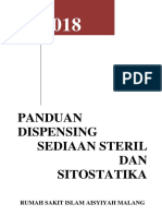 Panduan Dispensing Steril Dan Sitostatika
