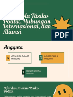 Mengelola Risiko Politik dan Hubungan Internasional