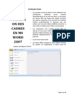 Module de Formation Des Cadres en MS Word 2007 Asifiwe