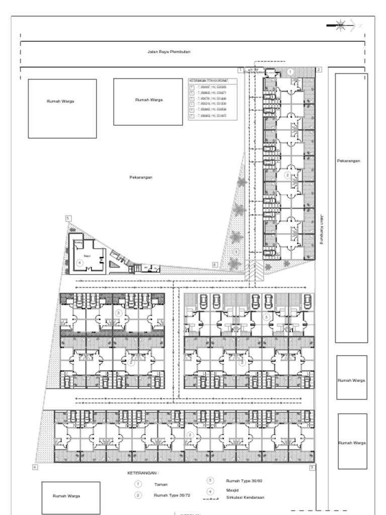 Siteplan Perumahan dan Fasilitas | PDF