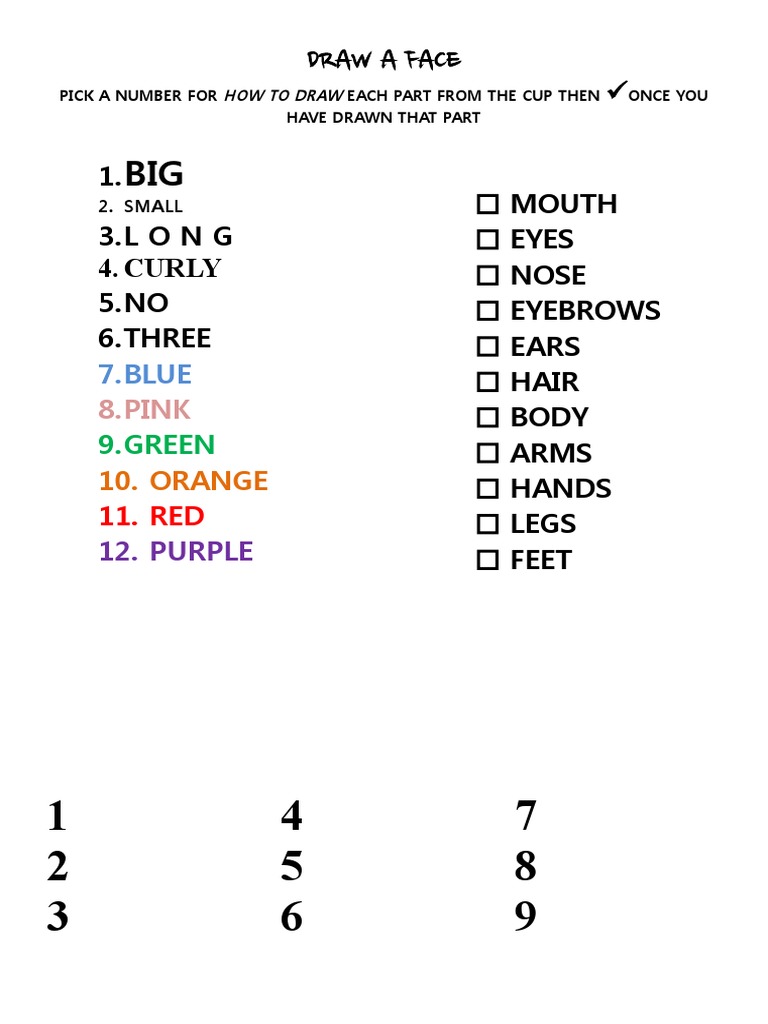Create Your Own Funny Face | PDF