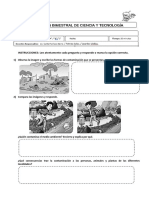 Evaluacion Bimestral de Ciencia