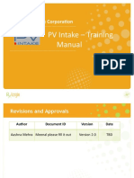 PV Intake - Training PPT 4.5 - Updated