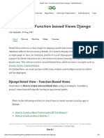 Detail View - Function Based Views Django - GeeksforGeeks