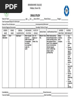 Dolcet Drug Study