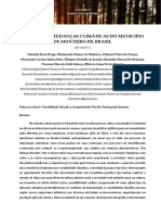 Estudo Das Mudanças Climáticas Do Municipio