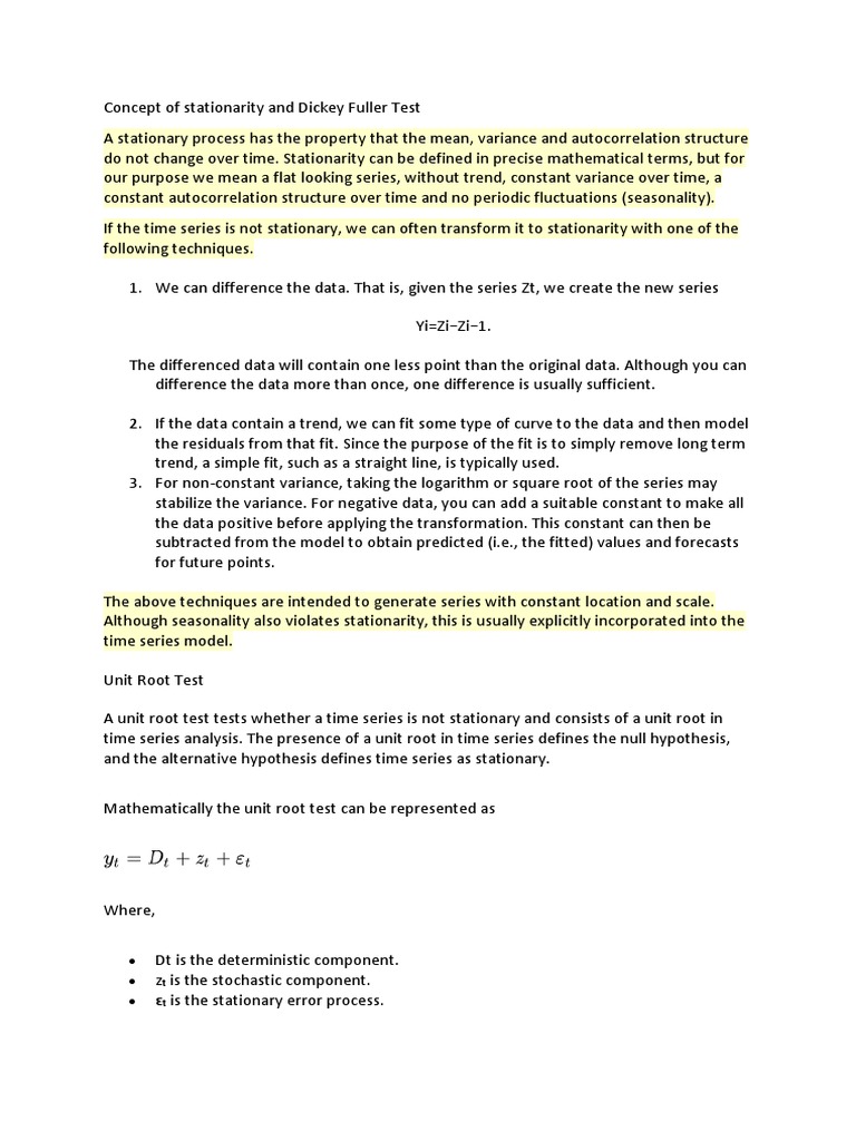 Financial econometrics pdf fixed effects model stationary process