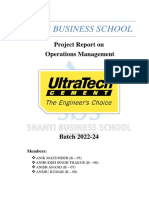 UltraTech Cement Group Project CE-V